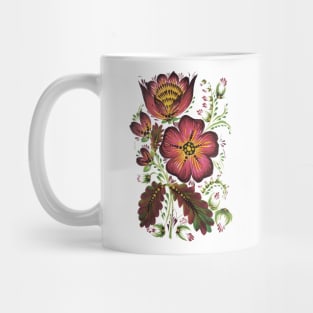 Magic flowers design Petrykivka painting Mug